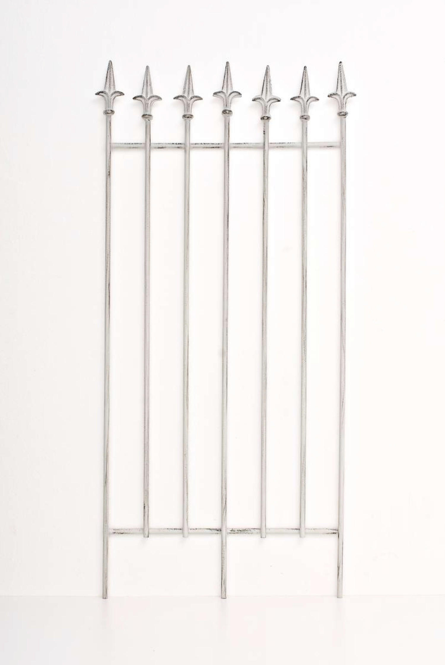RANKGITTER Elly antik weiß - Grau, Metall (50/100/7cm) - TPFGarden