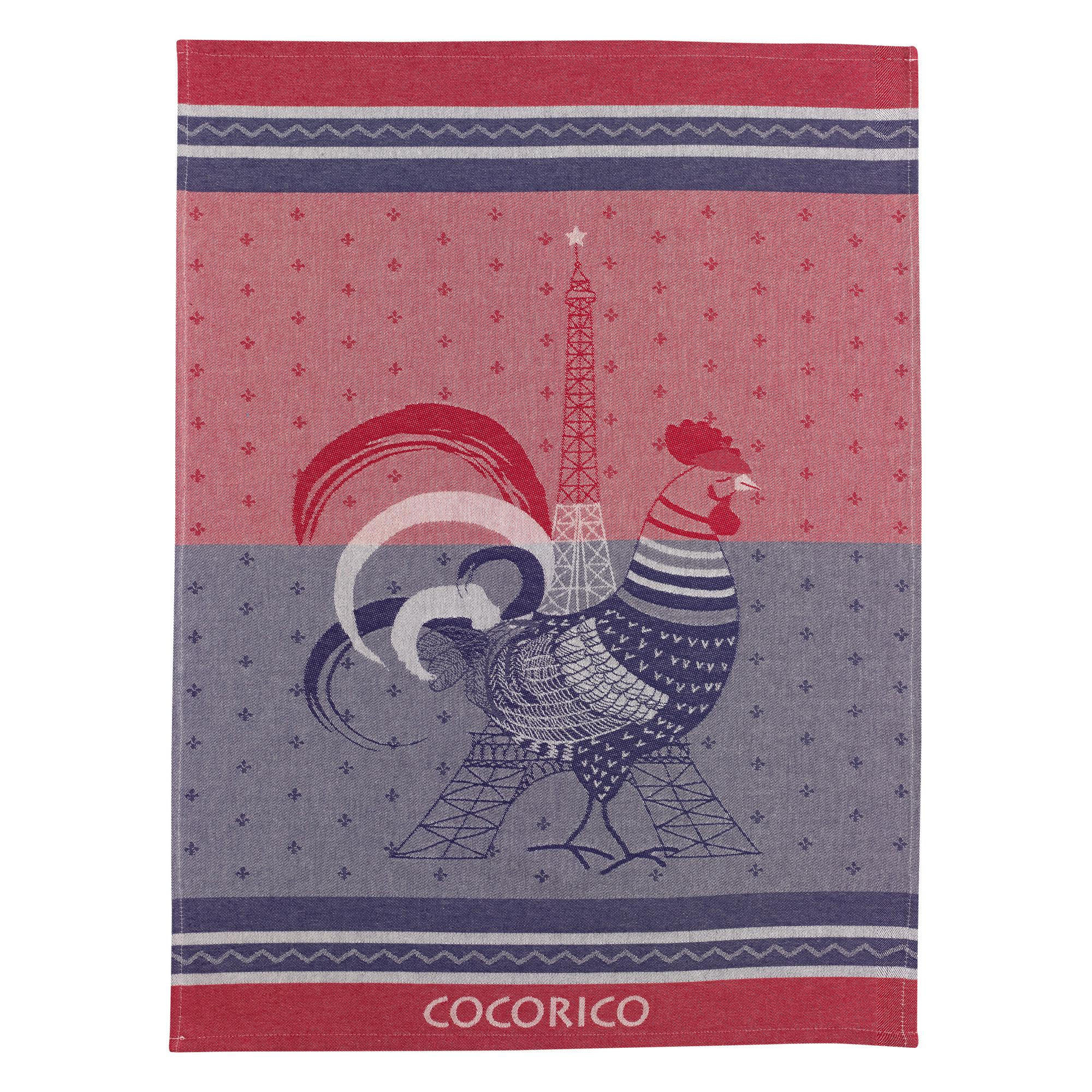 JACQUARD-GESCHIRRTUCH Cocorico bunt 50 x 70 cm - Multicolor, Textil (50/70cm) - Winkler