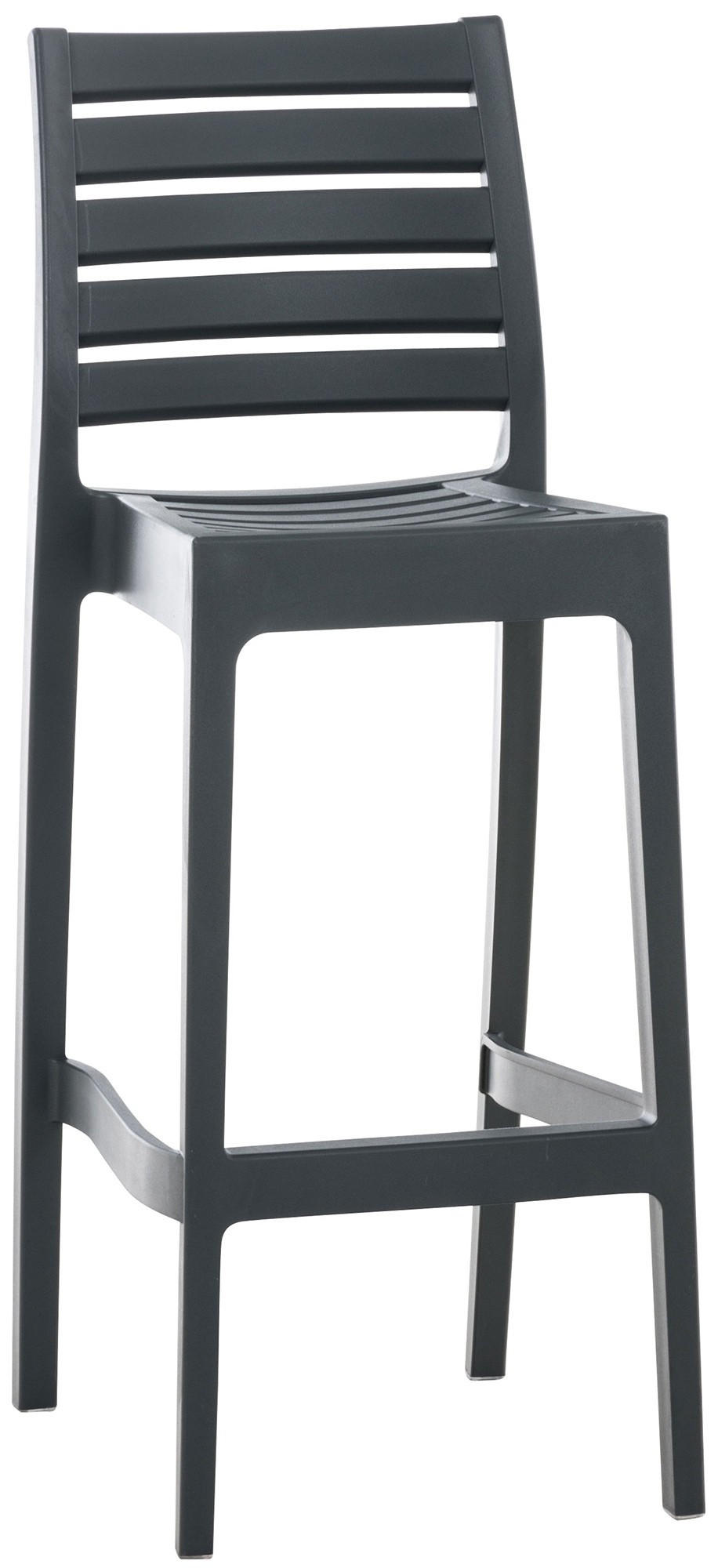 furnicato Barhocker Dunkelgrau 45x105x51 cm