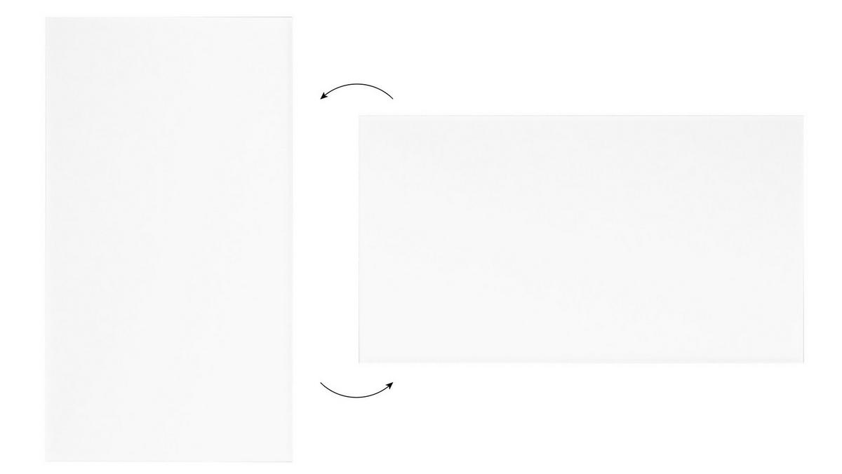 GLASTAFEL – matt magnetisch, 180x100 cm - Weiß, Glas (180/100/0.7cm) - ALLboards