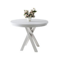 ESSTISCH 100-140 LOFTO Weiß - Weiß, Holzwerkstoff (100/100/77cm) - Compleo24