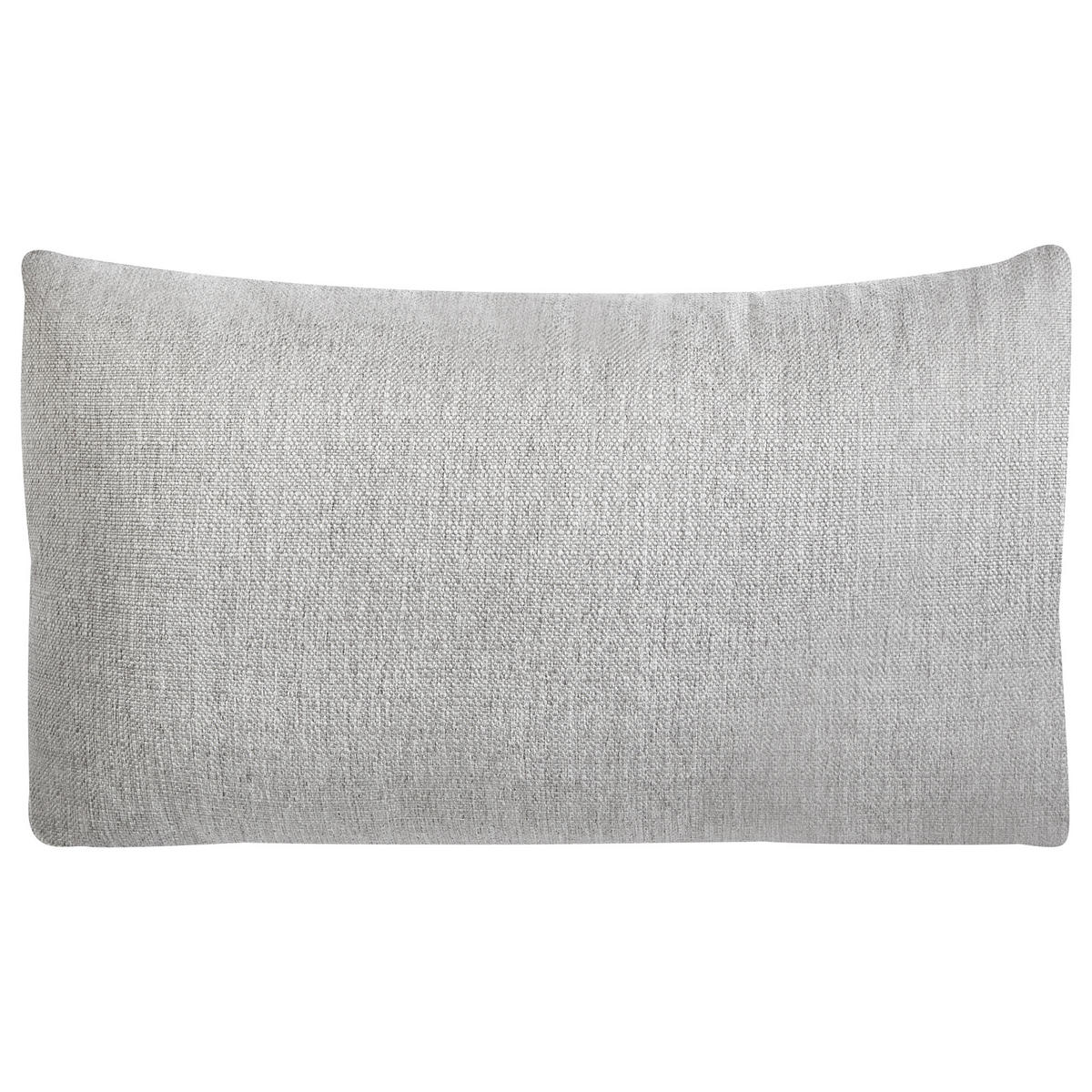 SESSEL Stoff Hellgrau Luvos - Hellgrau/Braun, Holz/Textil (120/74/108cm) - Beliani