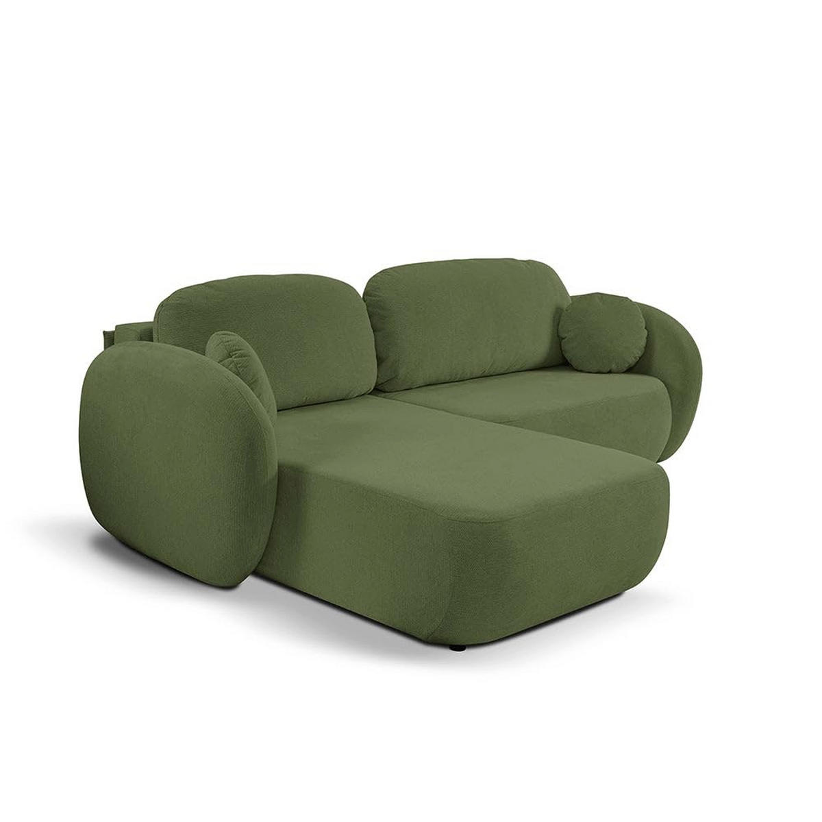 ECKSOFA OLEMO Grün - Grün, Textil (248/86.5/174cm) - Pillovely