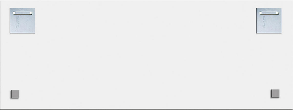 GLASBILD 80x30 cm Küche Kräuter grün - Weiß, Glas (80/30cm) - artissimo