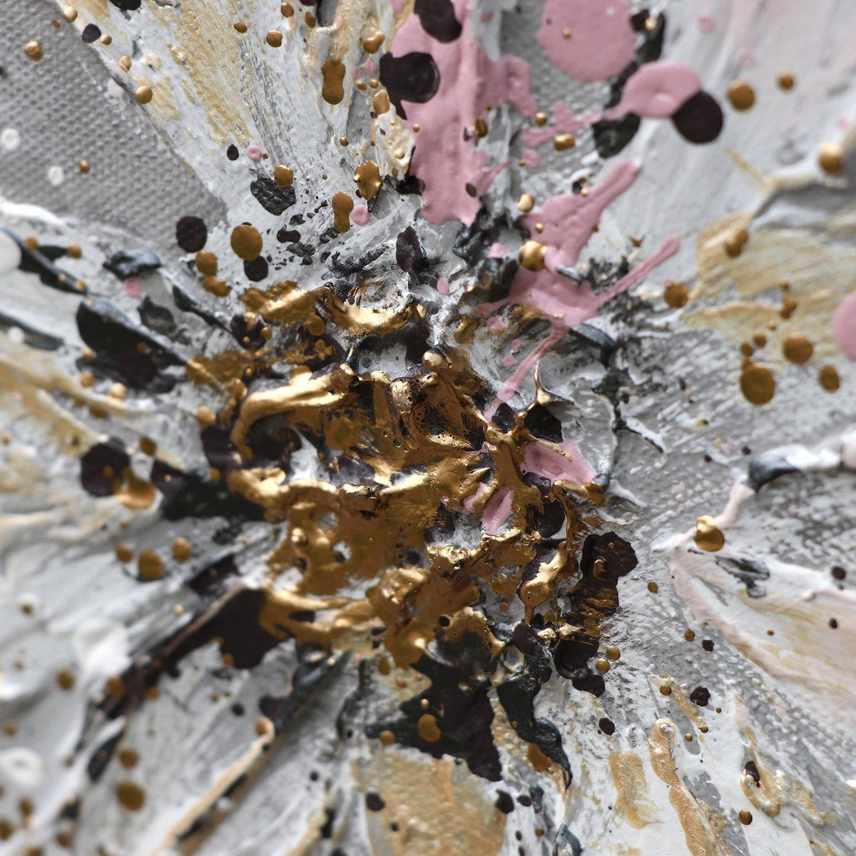 GEMÄLDE Blumenparadies auf Keilrahmen 160x80 cm - Weiß, Holz (160/80cm) - YS-art gallery