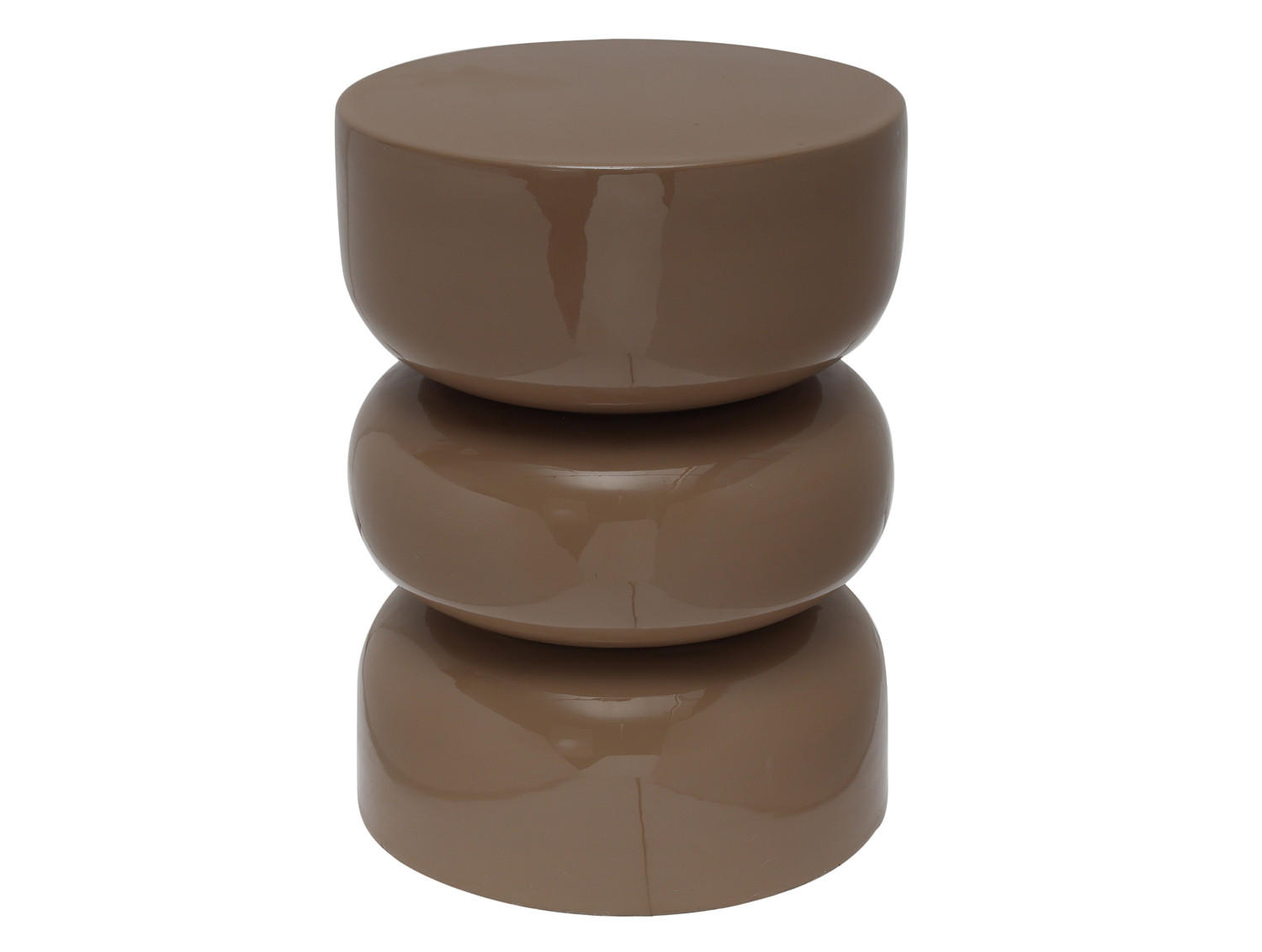 HOCKER Rey Braun Ø36/48 cm - Braun, Metall (36/48/36cm) - Leitmotiv