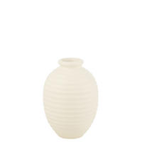 BLUMENTOPF OVAL - Töpferei - Weiß - S - Ø 35 cm - Weiß, Keramik (35/52cm) - J-Line
