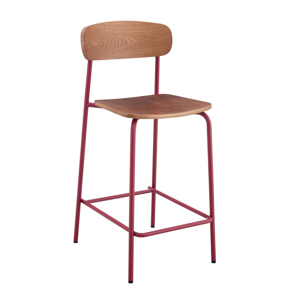 BARSTUHL 2-tlg., Lila - Lila, Metall (42/96/50cm) - Oviala