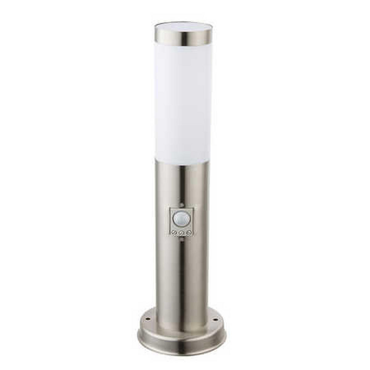 WEGELEUCHTE Edelstahl Anthrazit mit Bewegungsmelder 4er Set - Anthrazit, Metall (7.6/7.6/45cm)