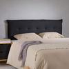 KOPFTEIL ZELOX 160X190 CM - Schwarz, Textil (162/94/7cm) - IDIMEX