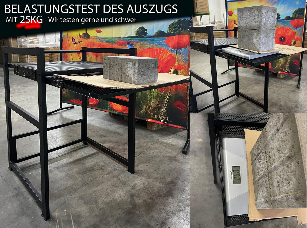 WASCHMASCHINENREGAL 74x65x111 cm - Schwarz, Metall (74/111/65cm) - QUICK STAR