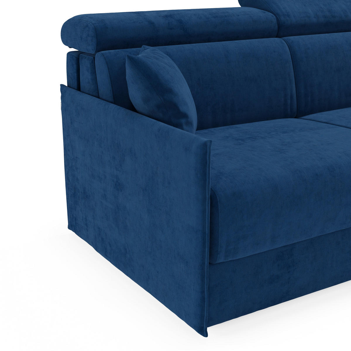 LINEARSOFA Miryam - Blau, Metall (149/83/98cm) - Divani.store