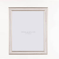 BILDERAHMEN Holzoptik Weiß 23,7/1,3/29 cm - Weiß, Kunststoff (16.1/21.3/1.3cm) - Home Styling Collection