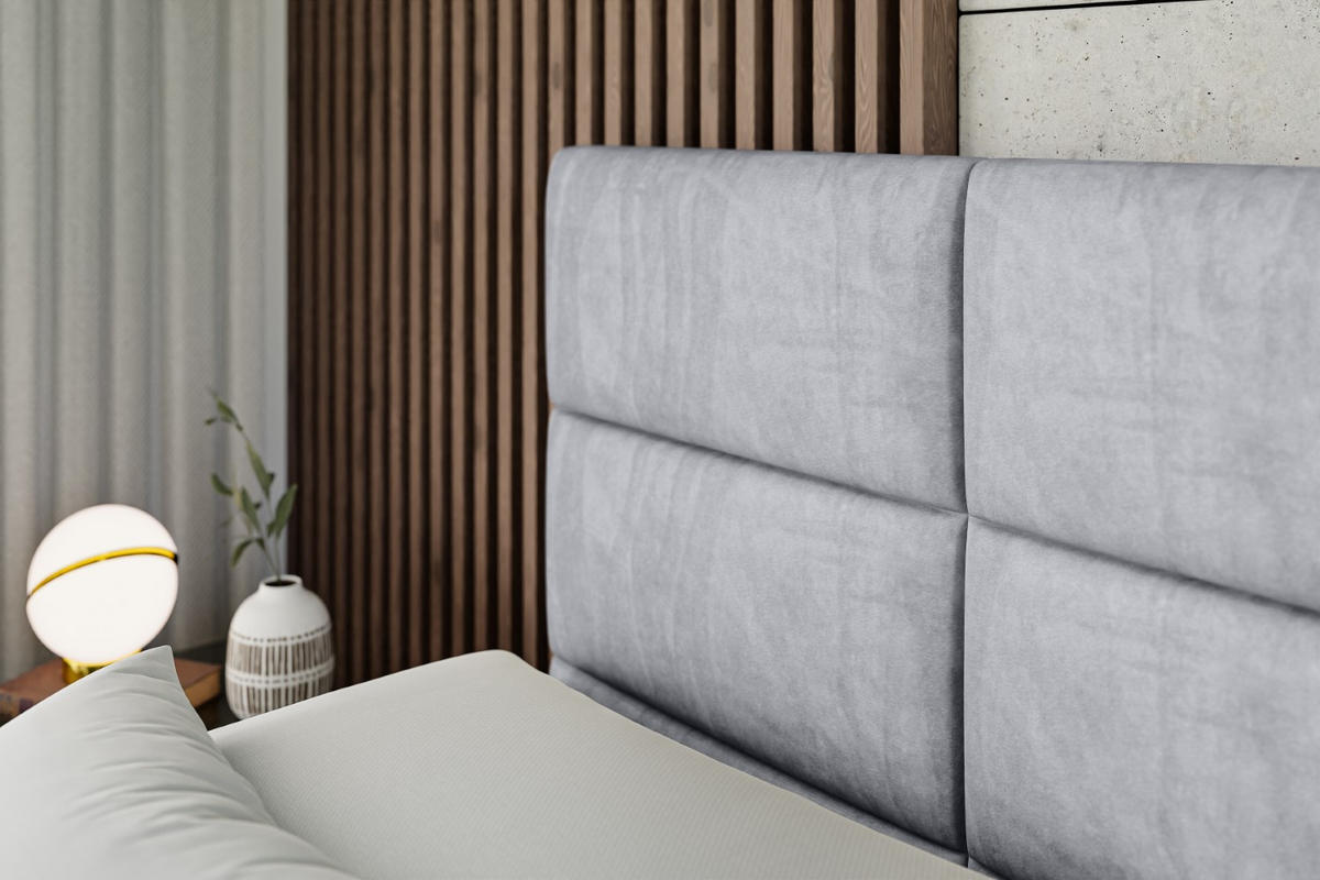 BOXSPRINGBETT elektrisch verstellbar mit 2 Matratzen H4/Taschenfederung PROT EL 160 x 200 Grau - Grau, Holzwerkstoff (167/200cm) - ALTDECOR