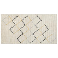 KURZFLOR-TEPPICH Tezpur 150/80 cm - Beige, Textil (80/150cm) - Beliani