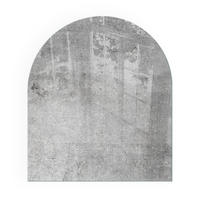 GLASPLATTE für Kamin 80x70 cm - Grau, Glas (80/70/0.4cm) - TULUP