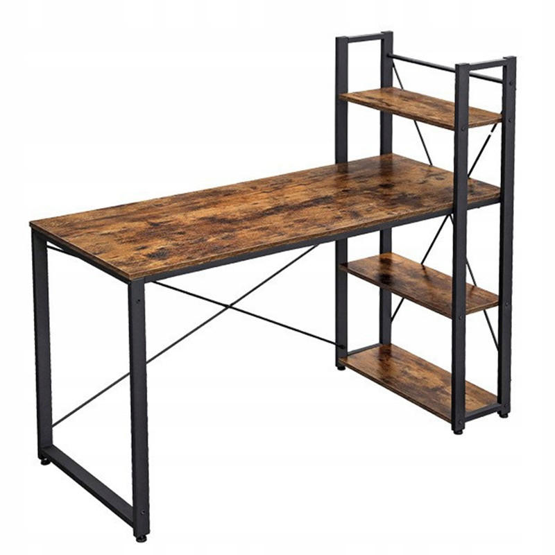 COMPUTERTISCH, schwarz 120/120/60cm - Braun, Holzwerkstoff (60/120/120cm)