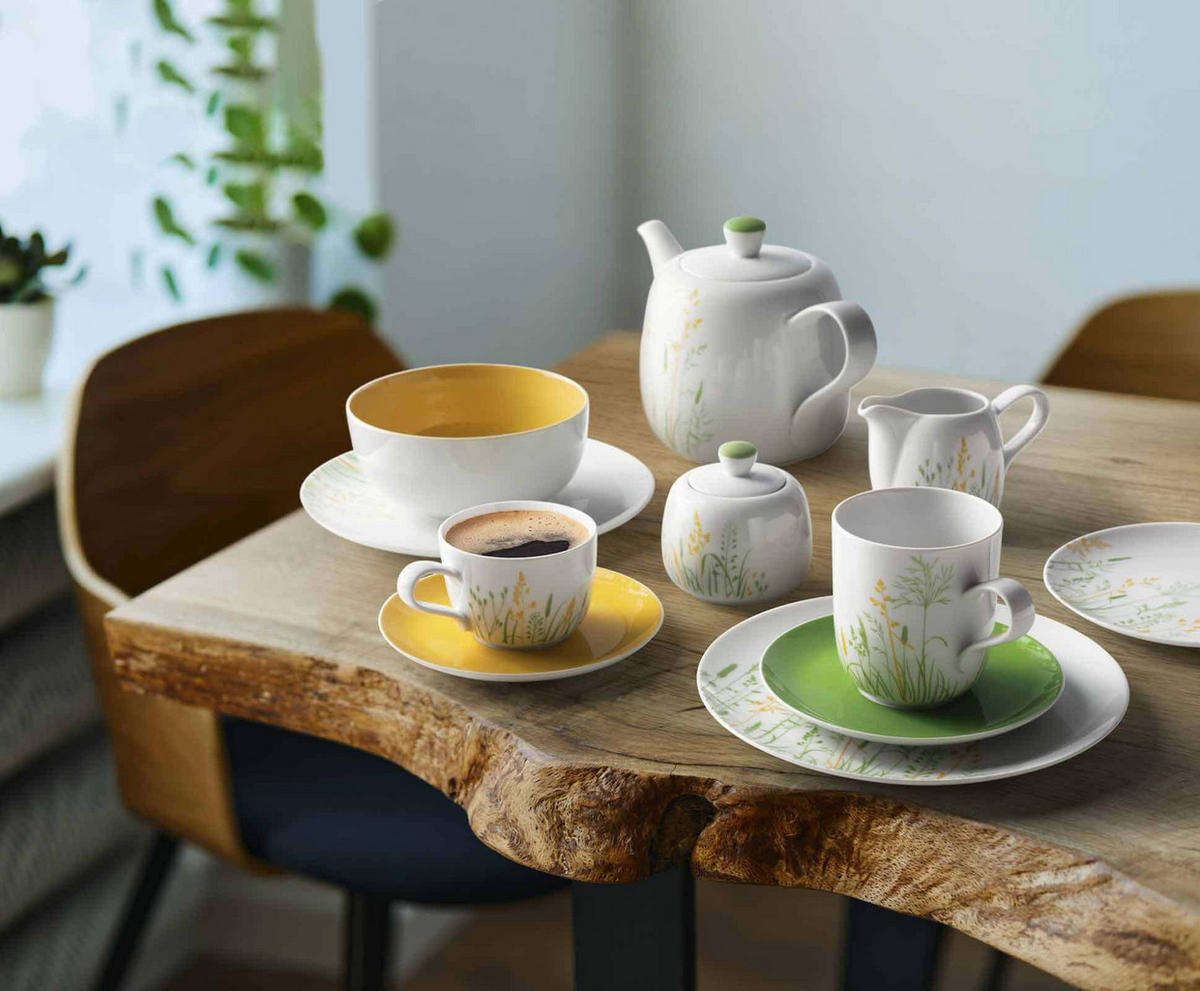 KOMBISERVICE Liberty Meadow Grasses grün 30er Set - Grün, Keramik (1/1/1cm) - Seltmann Weiden