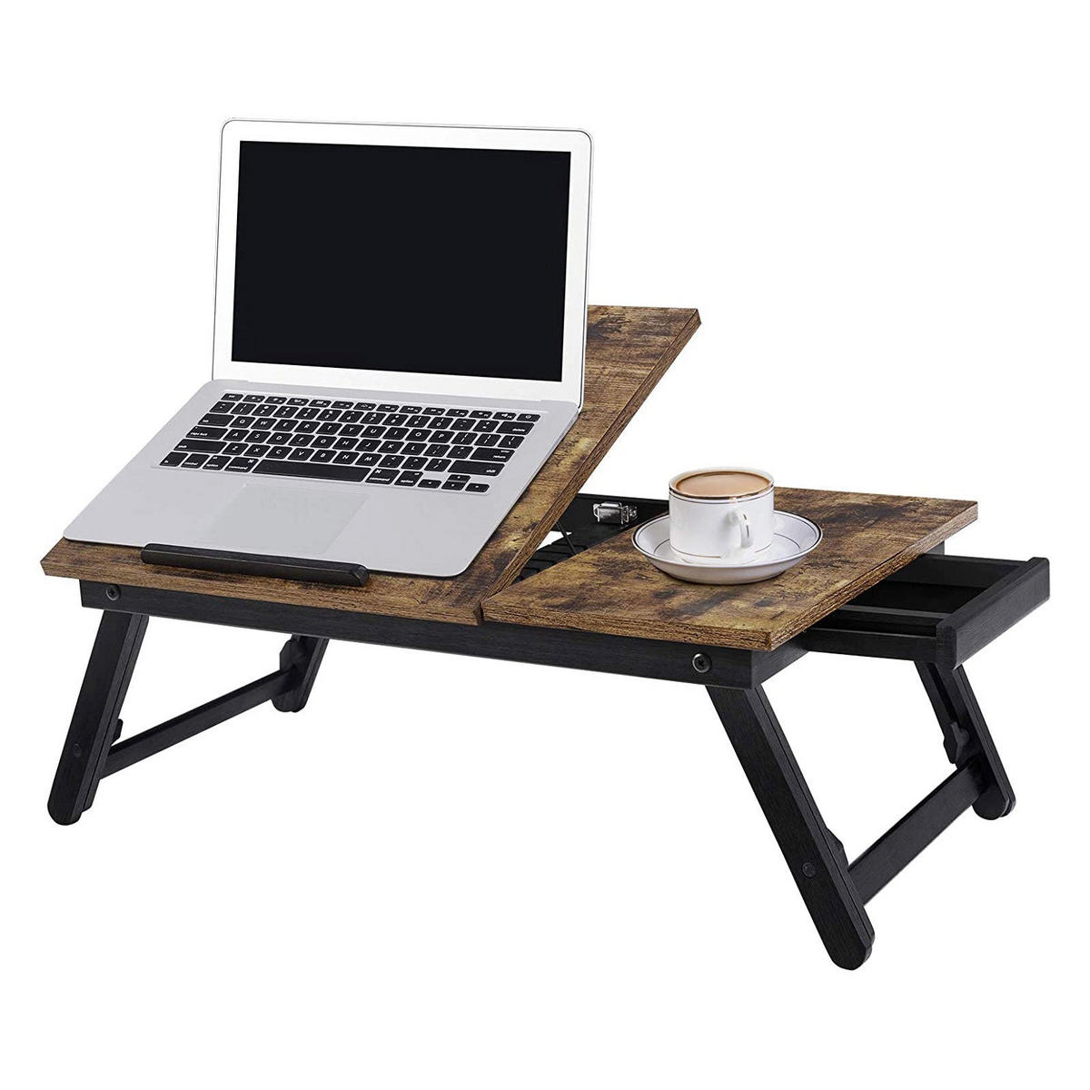 LAPTOPSTÄNDER - Braun, Holz (55/35/23cm) - Hansiro