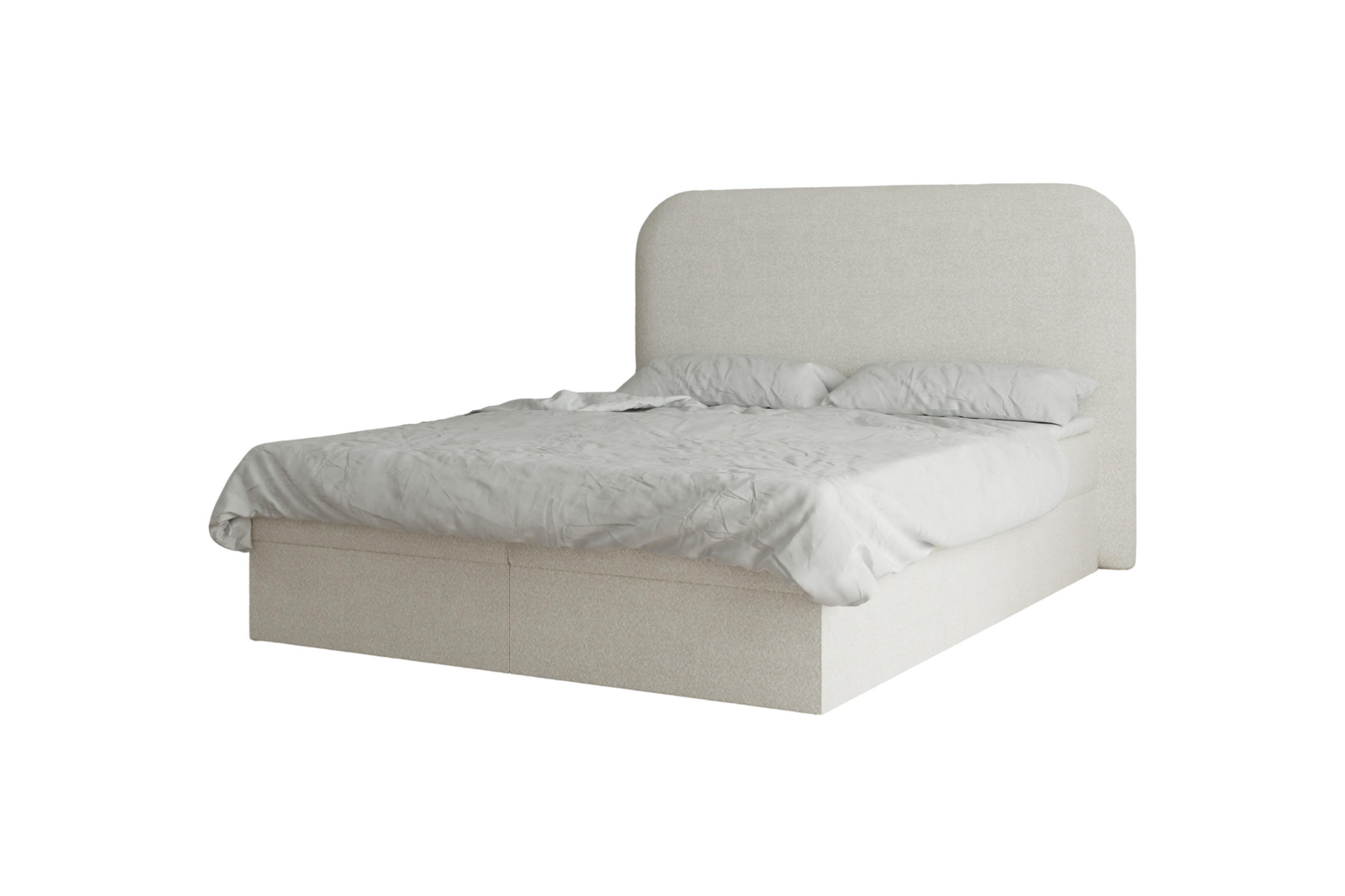 BOXBETT 160x200 - 07 Anthology 1 - Weiß - Weiß, Holzwerkstoff (160/200cm) - Möblo