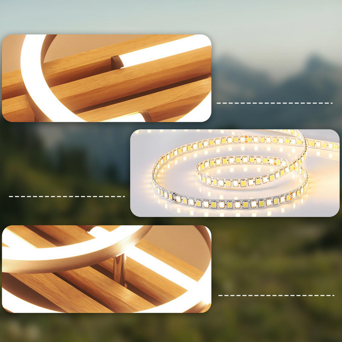 LED stropní svítidlo 32/30/8,8 cm - černá, kov (38/32/8.8cm) - Nettlife