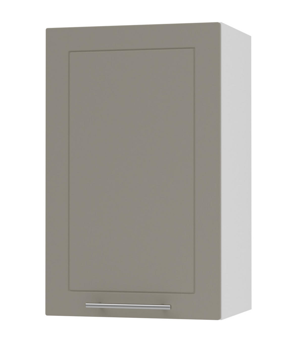 KÜCHENHÄNGESCHRANK Kvantum W2/45 Weiß Matt / Weiß Matt 45 / 32,5 / 72cm - Beige/Weiß, Holz/Holzwerkstoff (45/72/32.5cm) - Feldmann-Wohnen
