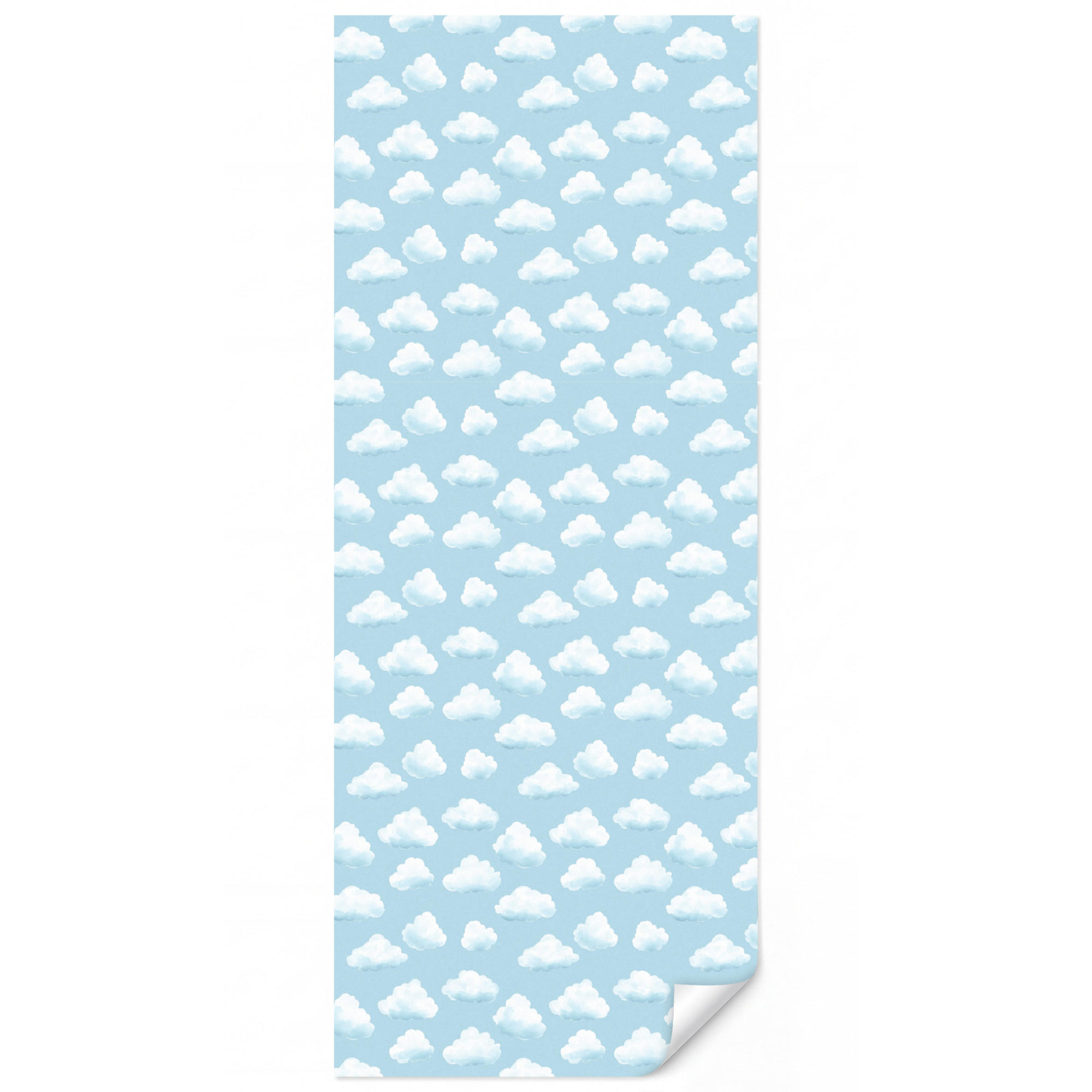 OnlyWow Kindertapete Hellblau 100x240 cm
