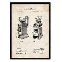 POSTER Kessel Patent A3 Rahmenlos - Klar, Papier (29.7/5/42cm) - Nacnic