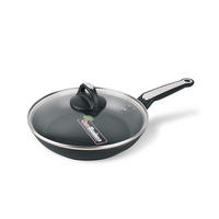 PFANNE Schwarz 44/24/5 cm MR120724 - Schwarz, Metall (24cm) - Maestro 