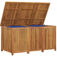 GARTENBOX 150x80x75 cm Massivholz Akazie - Braun, Holz (150/75/80cm) - furnicato