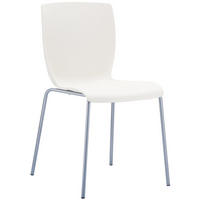 STAPELSTUHL Kunststoff creme - Creme, Kunststoff/Metall (47/80/50cm) - CLP