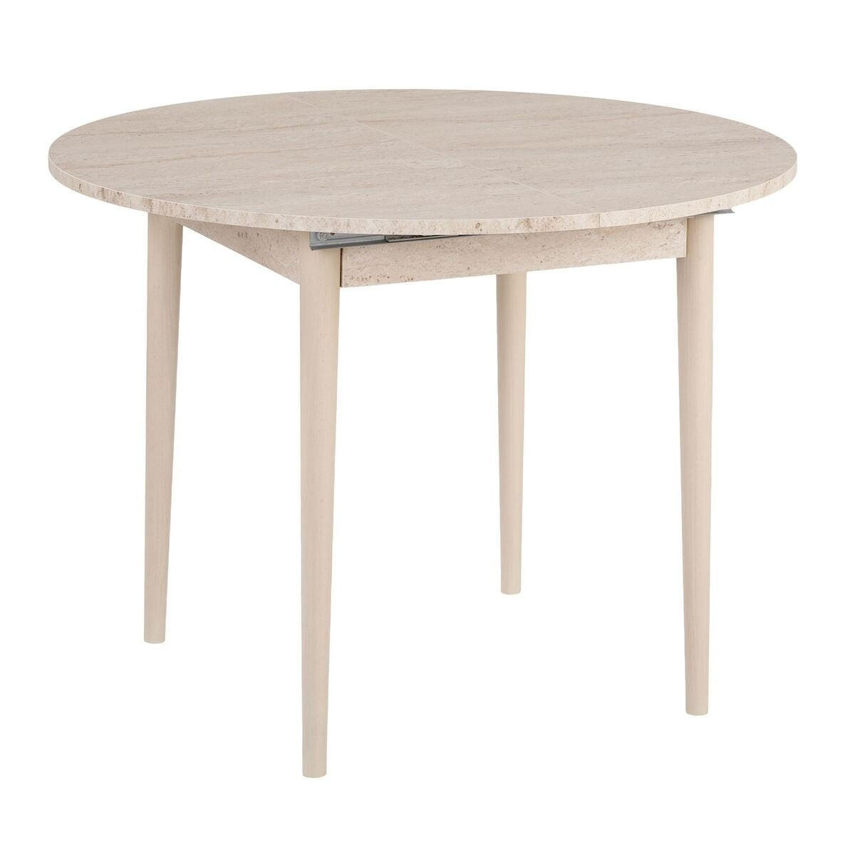 ESSTISCH ausziehbarer von 100 bis 131 cm mit runder Tischplatte 100/100/75 cm - Eiche Artisan, Holzwerkstoff (111/100/75cm) - Calicosy