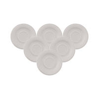 KAFFEEUNTERTASSEN Color Loop Stone ø 15,4 cm 6er Set - Grau, Keramik (15.4cm) - like.Villeroy & Boch