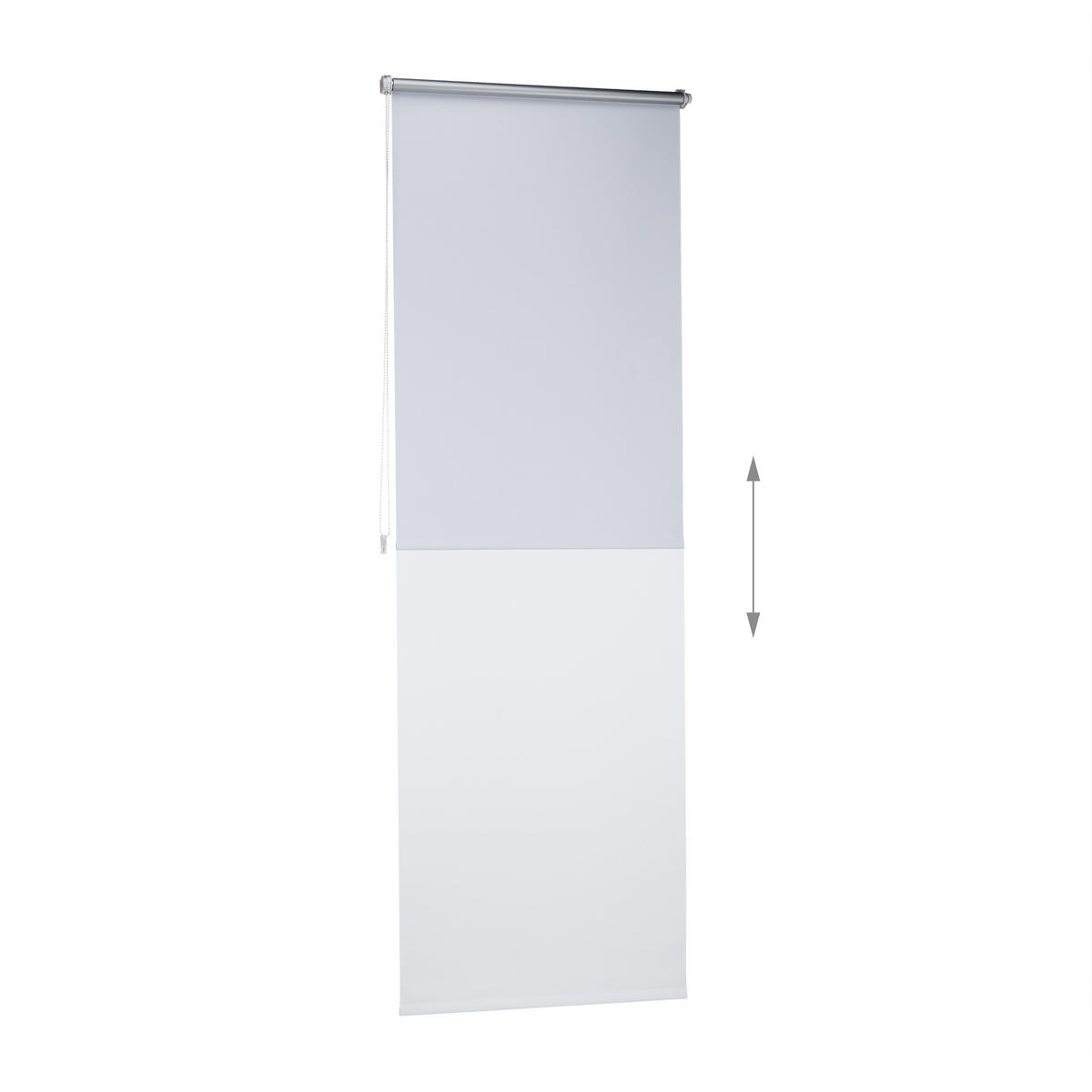 VERDUNKLUNGSROLLO - Weiß, Kunststoff/Textil (70/210/3.5cm) - Relaxdays