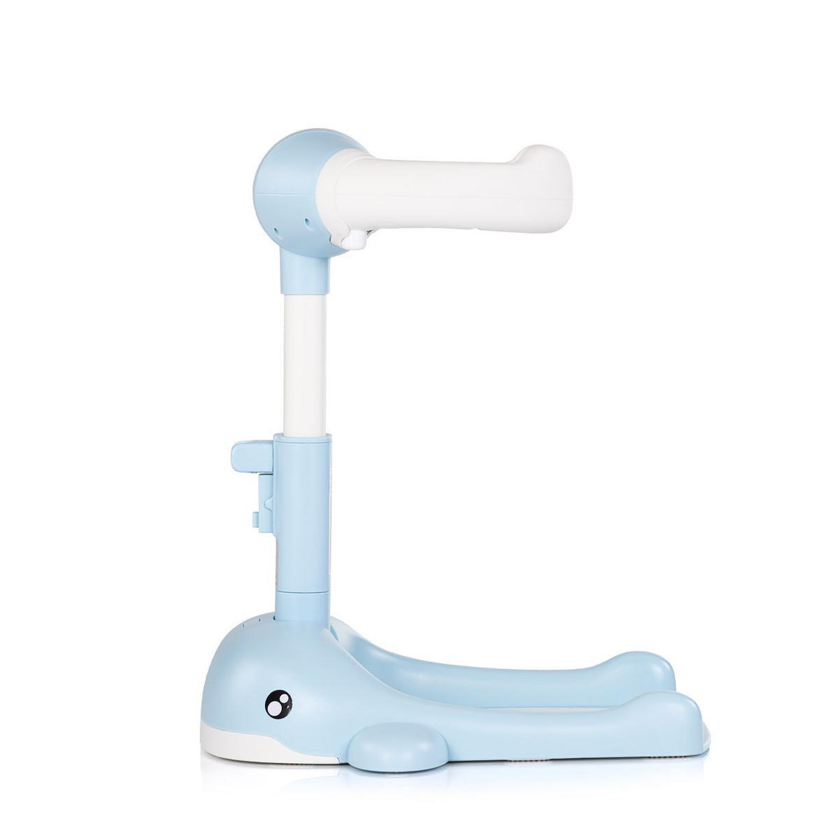 KINDERDUSCHSTÄNDER Wal blau faltbar, höhenverstellbar, Duschhalter, rutschfester Standfuß - Blau, Kunststoff (45/57cm) - Chipolino