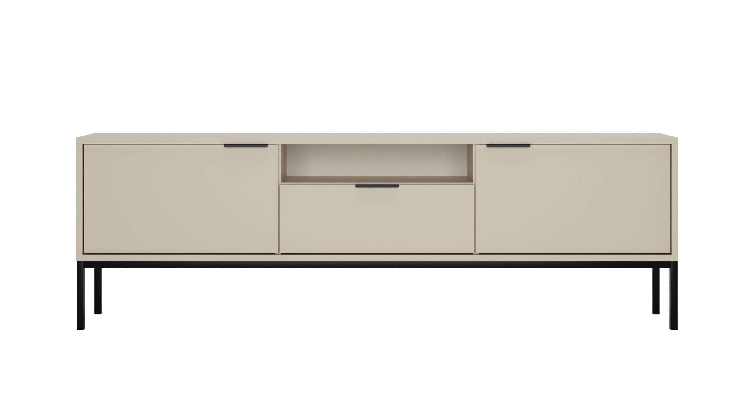 RAUMHIRSCH FURNITURE LOWBOARD Austin II béžová, černá 33/56,4/175 cm