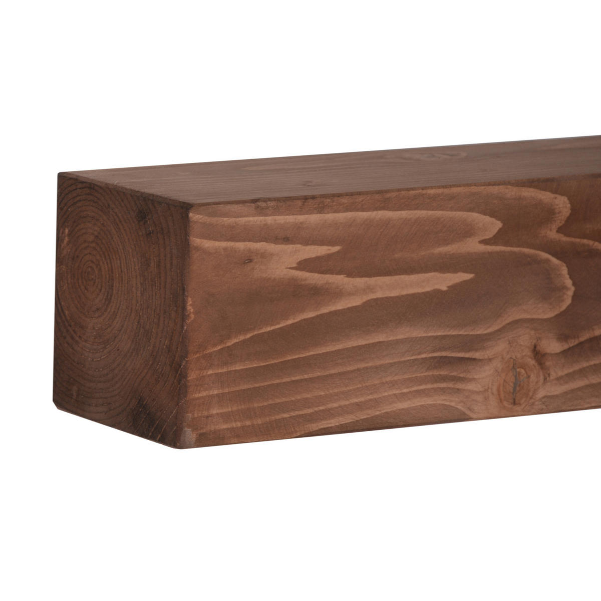 WANDREGAL-SET 2 TLG. Munkebo - Naturfarben, Holz (100/9/9cm) - [en.casa]