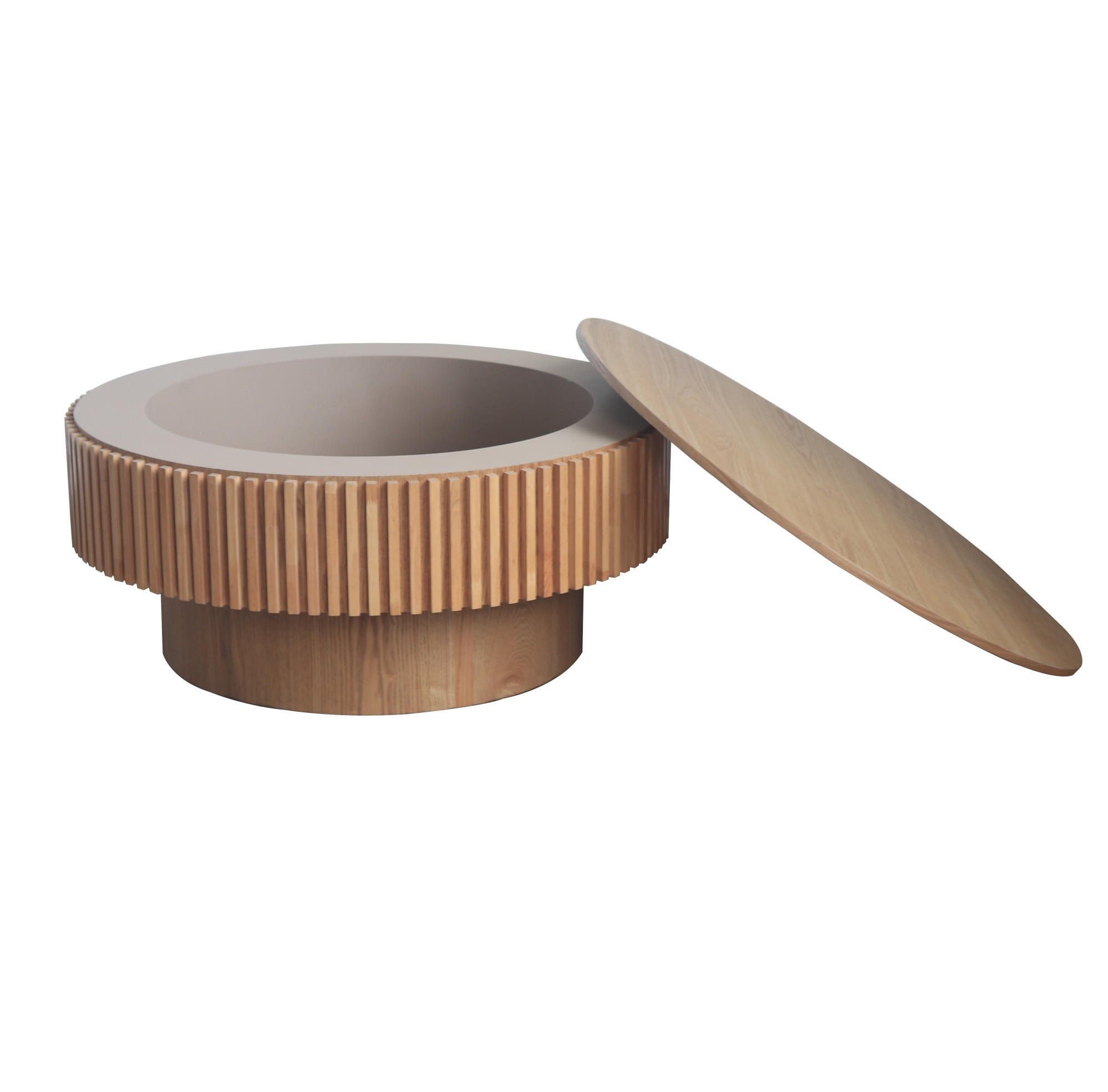 Meubliv Couchtisch Braun 75x35x75 cm