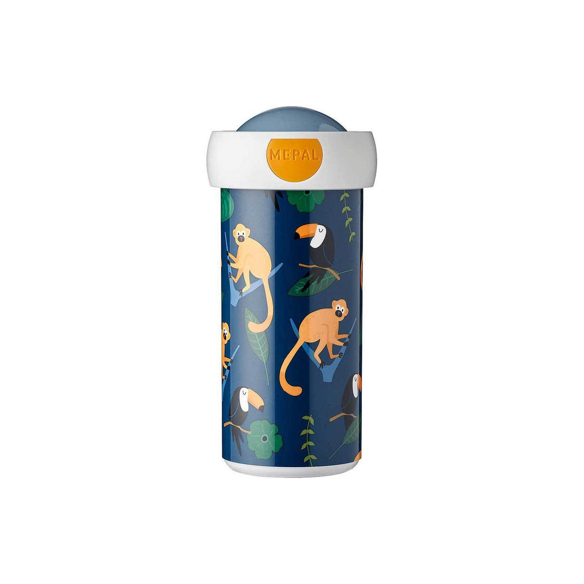 BROTDOSE + VERSCHLUSSBECHER Campus Jungle 300 ml + 700 ml 2er Set - Dunkelblau, Kunststoff (7.5/18.8/20.5cm) - Mepal