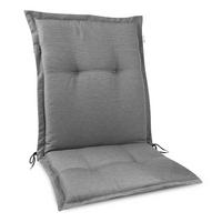 NIEDERLEHNERAUFLAGE HighLux NL 105/50/7cm Hellgrau - Hellgrau, Textil (50/7/105cm) - Beautissu 