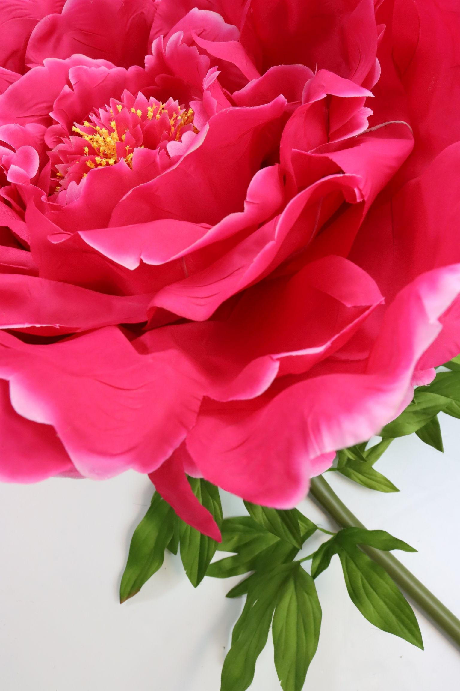 RIESENBLUME Zierrose pink - Rosa, Kunststoff (130cm) - FURNARO