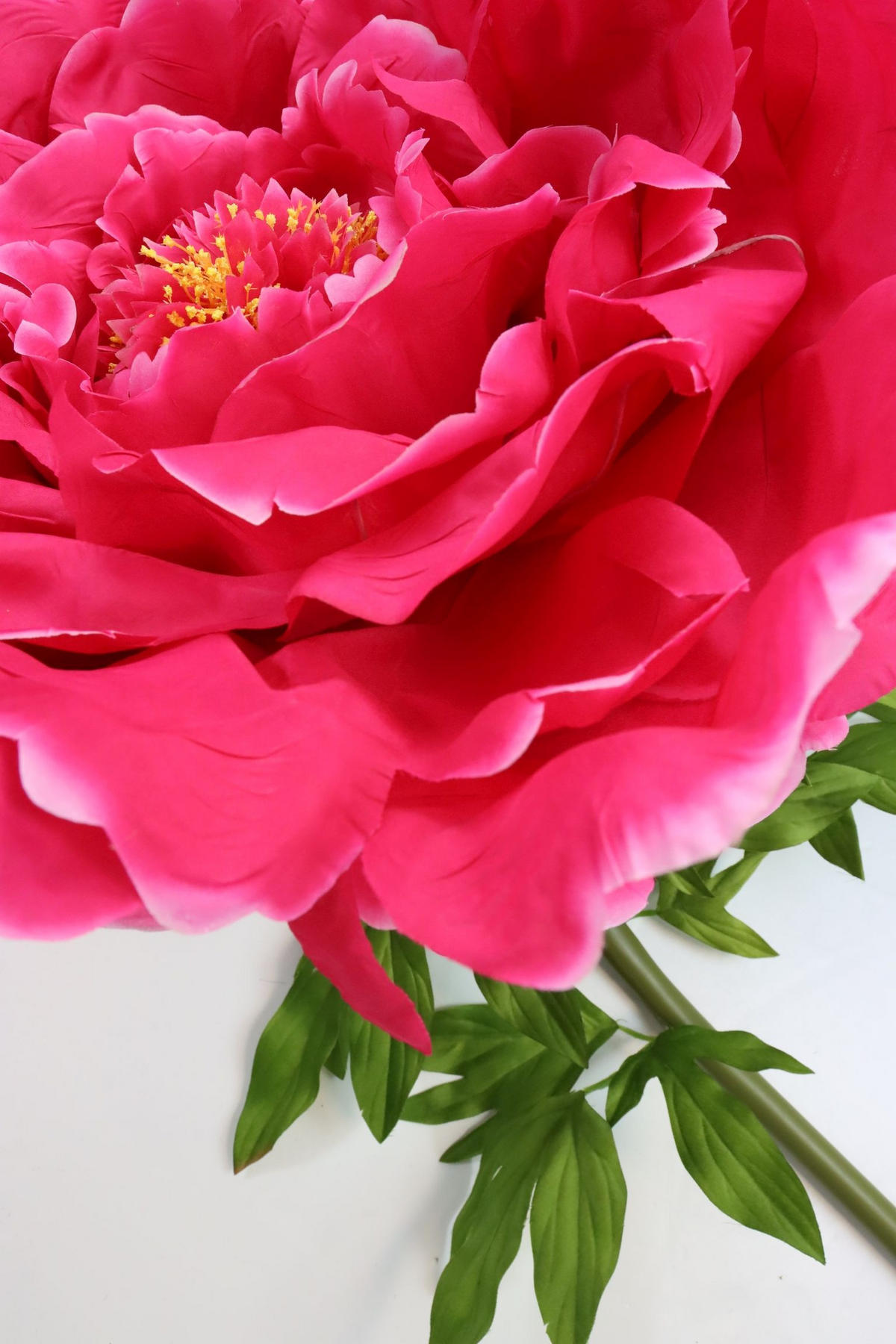 RIESENBLUME Zierrose pink - Rosa, Kunststoff (130cm) - FURNARO
