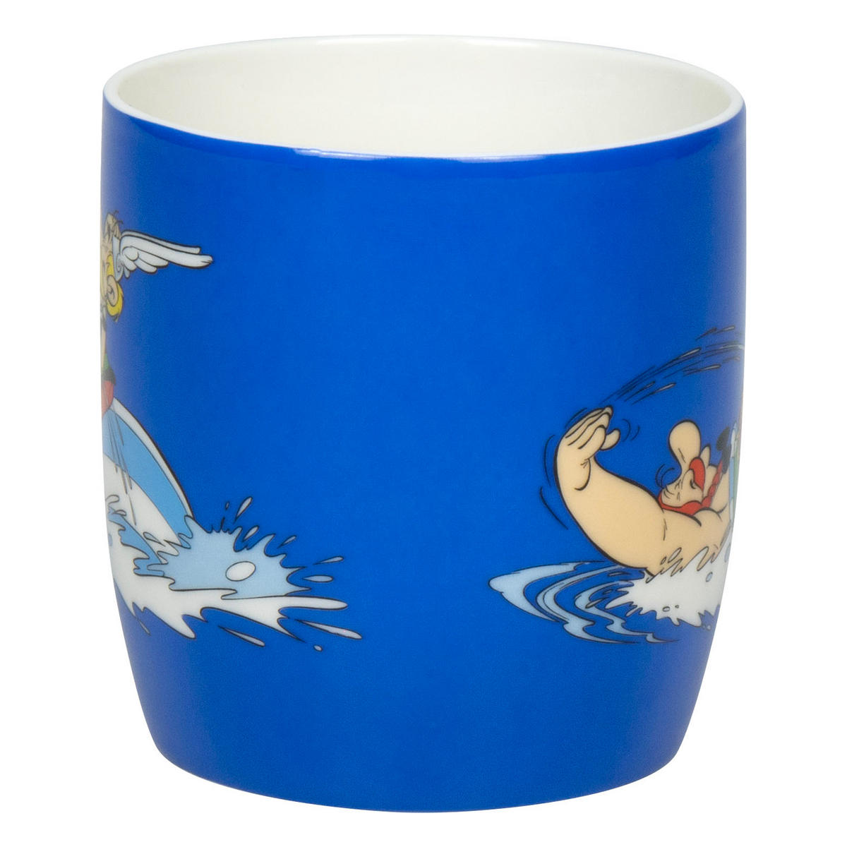 KAFFEEBECHER Asterix Schwimmen - Nager - Naturfarben, Keramik (0.4L) - Könitz