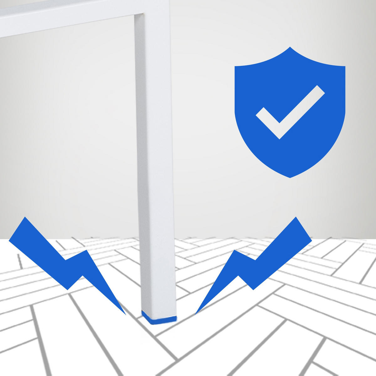 BARHOCKER Filz Taupe - Taupe/Weiß, Textil/Metall (64/110/48cm) - CLP