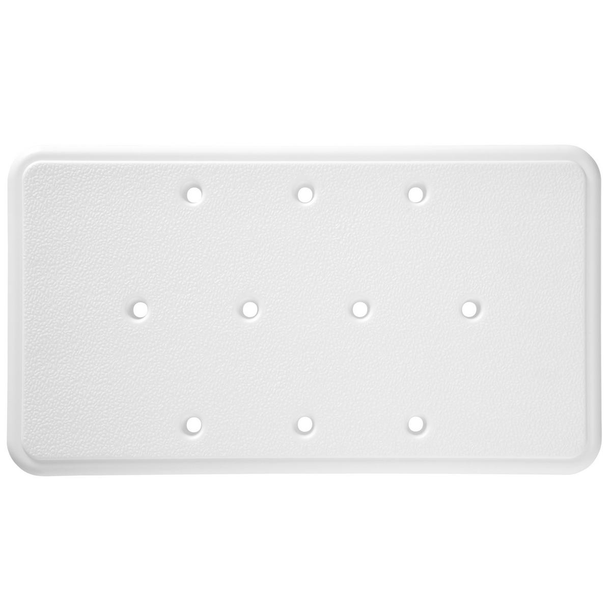 EINSTIEGSHILFE Badewanne, 41 x 26 x 21 – 26,5 cm,weiß - Weiß, Metall (26/26.5/41cm) - tectake