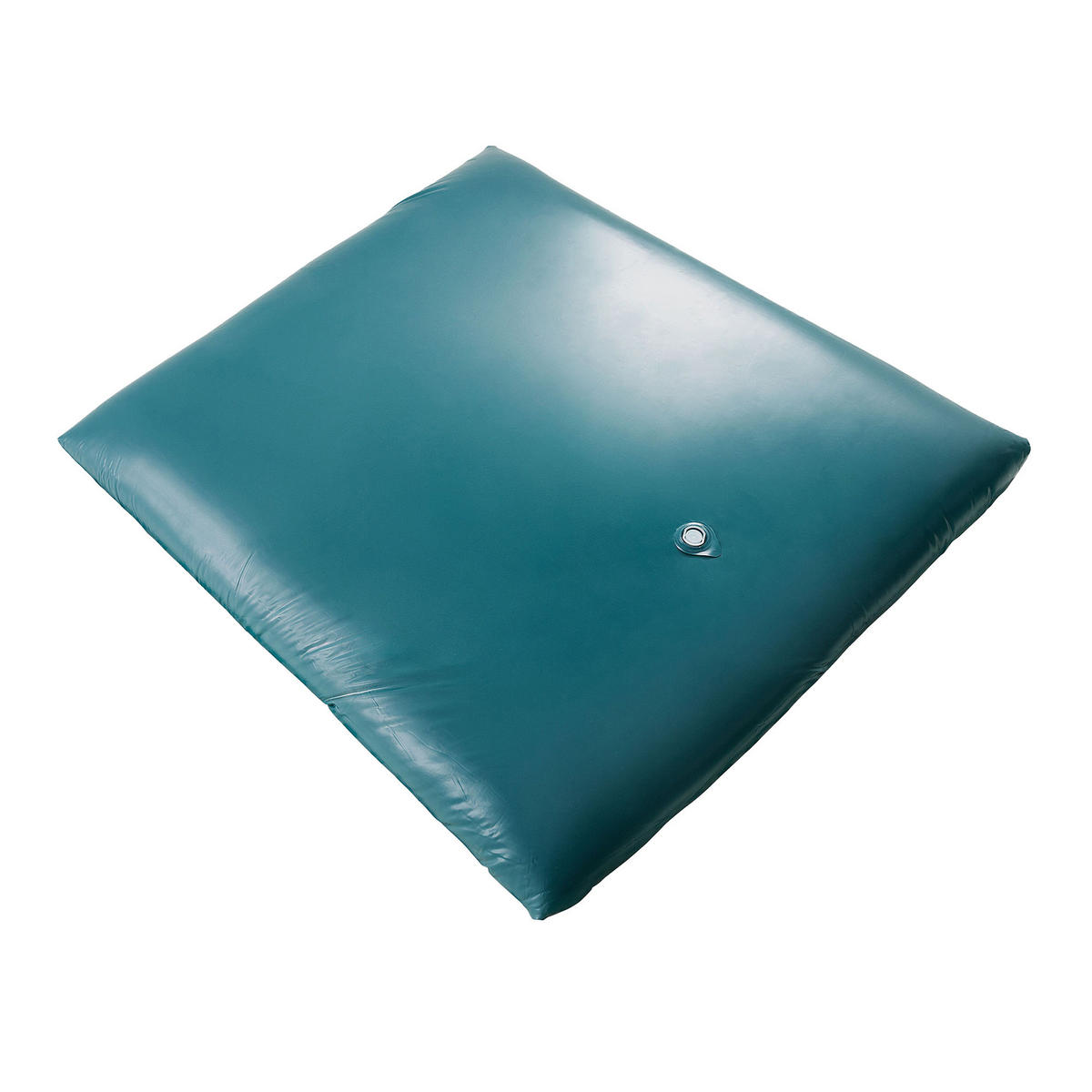 WASSERBETTMATRATZE Voll beruhigt 140/200/20 cm Mono - Blau, Textil (200/140/20cm) - Beliani