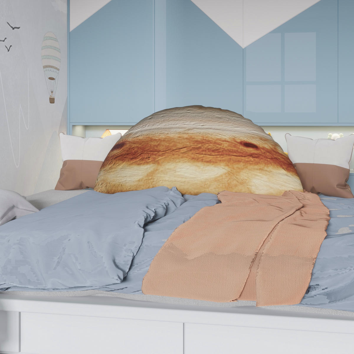 RÜCKENKISSEN passend für Kinderbetten Jupiter 100cm - Gelb, Textil (10/100cm) - Vercart