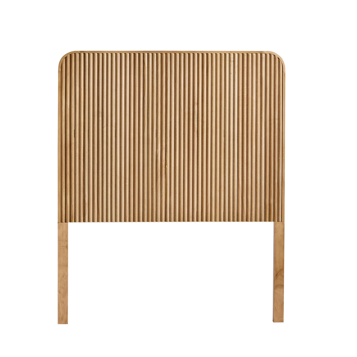 BETTKOPFTEIL Rechteckig Braun 90 cm - Braun, Holz (90/108.5/3.5cm) - Nordlys