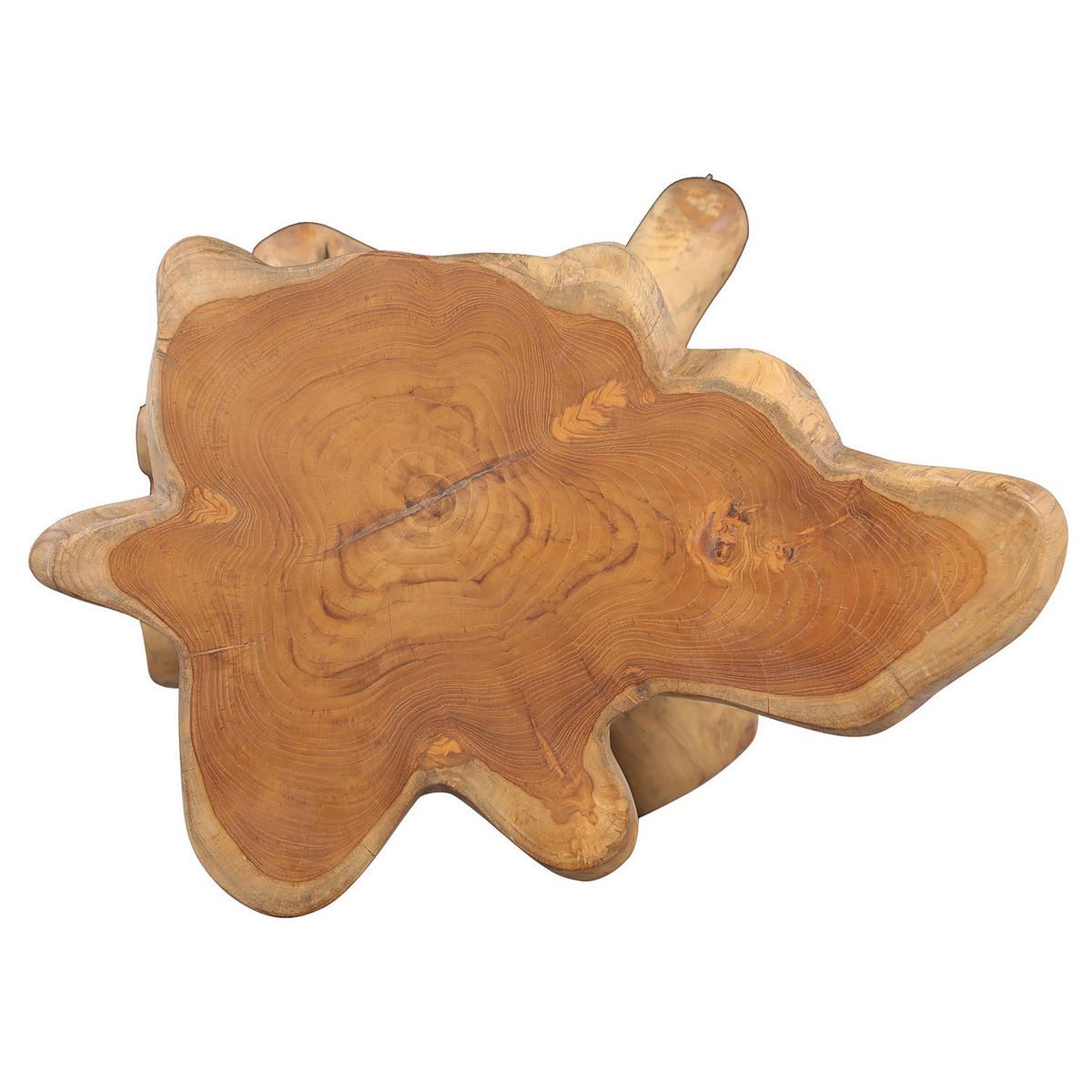 MASSIVER BEISTELLTISCH - Akazie - Akaziefarben, Holz (50/70/59cm) - home24