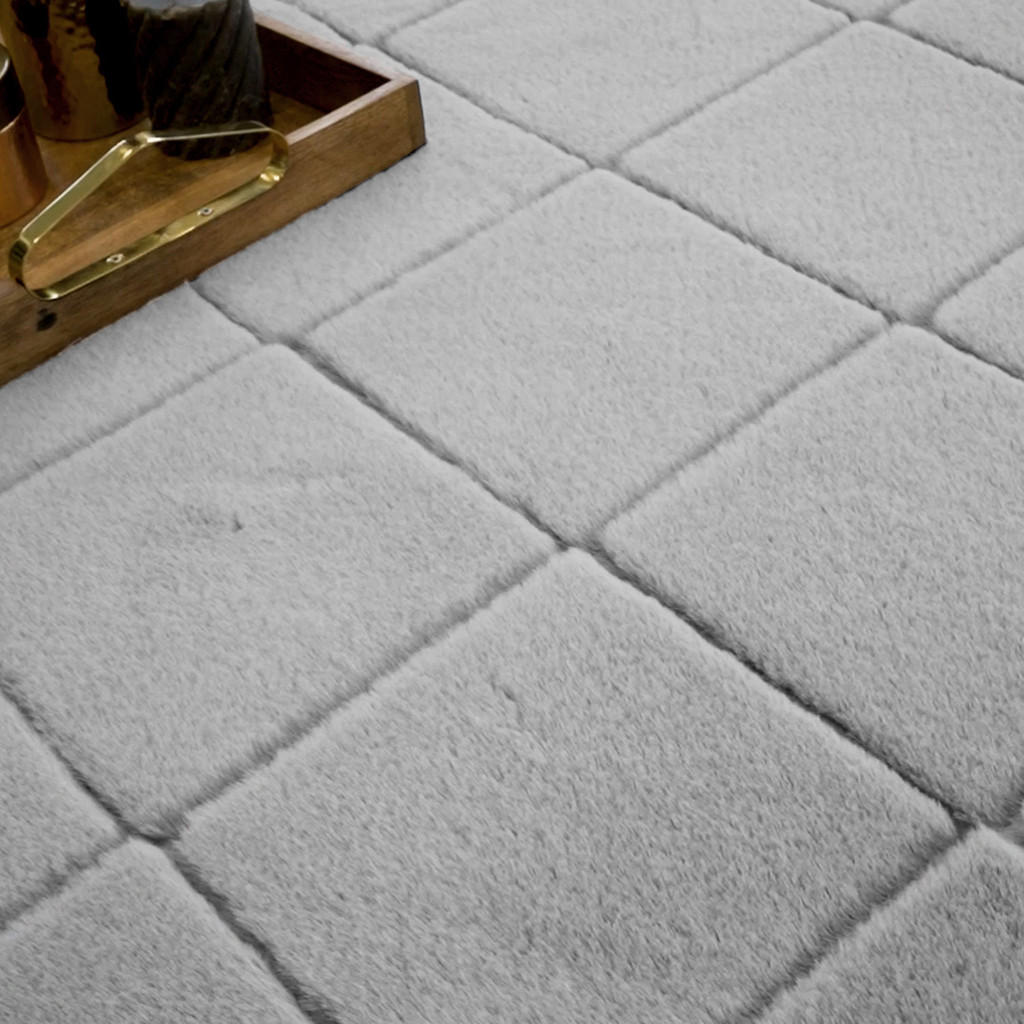 Thumbnail - carpet city Hochflor-Teppich, Grau, Textil, Uni, Rechteckig, 160x230 cm, Oeko-Tex® Standard 100, für Fußbodenheizung gee...